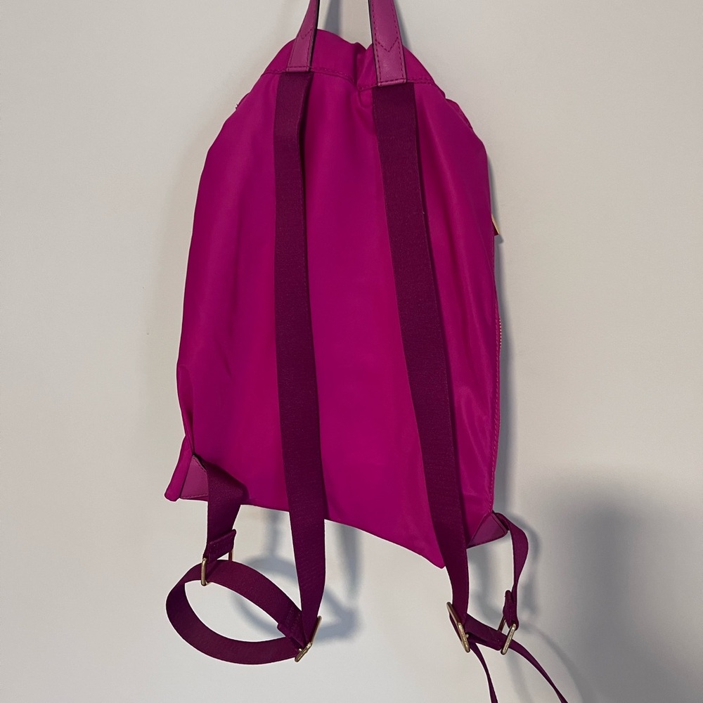 Marc Jacobs Nylon Drawstring Backpack Pink Fuchsi… - image 2